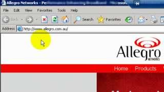 Allegro Self-service Portal Tutorial screenshot 1