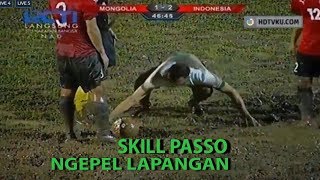 Momen Lucu Saat Timnas Indonesia Vs Mongolia -  Spaso Ngepel Lapangan