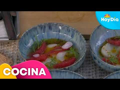 Callo de hacha en aguachile verde: aprende a prepararlo con el chef Víctor Parra | Hoy Día