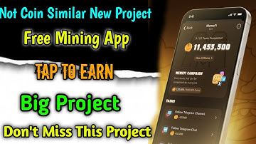 Memefi Coin Full Detail |New Mining Project 2024 | Free Crypto Mining App 2024 |