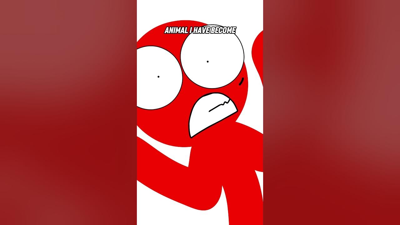 Animal I Have Become (Animated Music Video) #animation #music #shorts