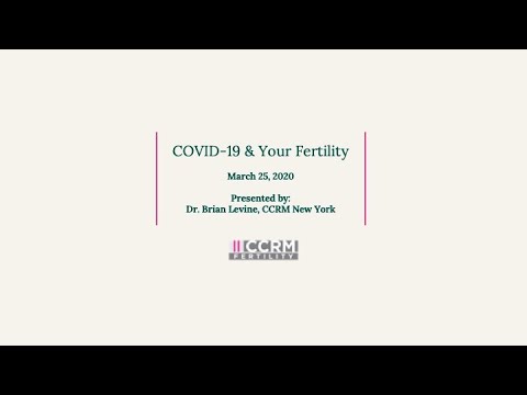 CCRM Fertility Announces video platform "CCRM TV" Amid COVID-19 Crisis