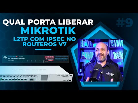 QUAL PORTA ABRIR NO FIREWALL MIKROTIK PARA VPN L2TP COM IPSEC ROUTEROS | LEONARDO VIEIRA