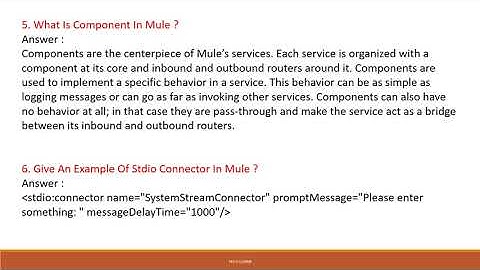 MuleSoft Interview Questions and Answers latest