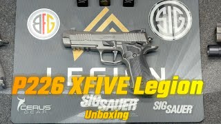 Unboxing of the SIG P226 XFIVE Legion