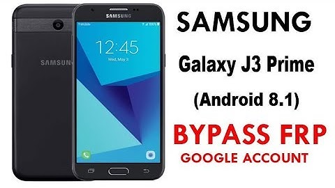 Galaxy J3 Prime (Android 8.1) Google Account lock Bypass Easy Steps & Quick Method 100% Work