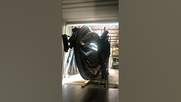 Boat shipping from USA, container loading, custom made cradle