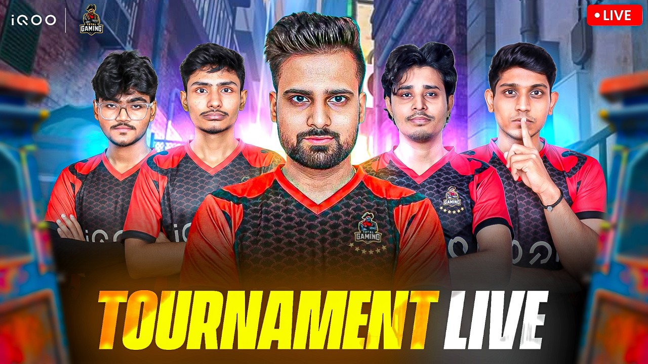 KIS KIS KO HOLI PE MJA AAYA |TOURNAMENT LIVE WITH iQOO TOTAL GAMING LIVE  #freefirelive