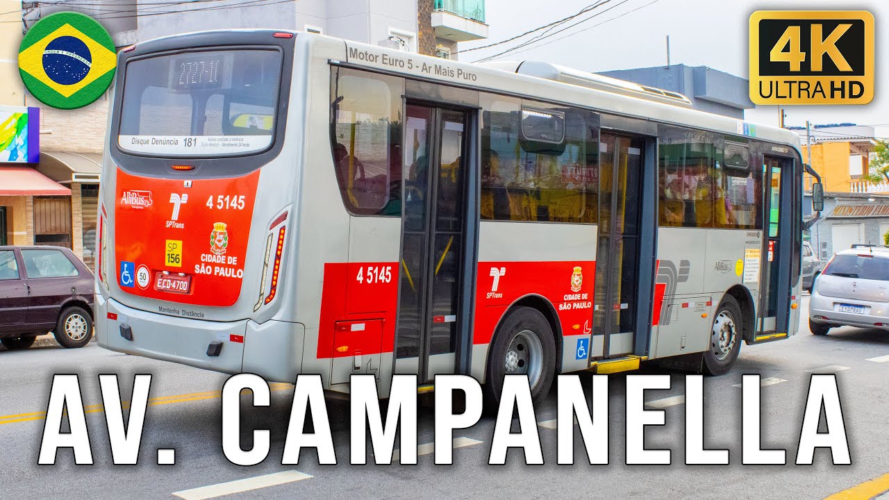 Avenida Campanella - Movimentação de Ônibus 