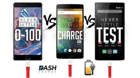 Oneplus 3 vs 2 vs 1 - Charging Test (Dash Charge vs Others)
