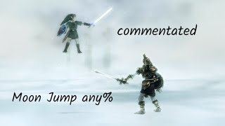 Commentated Twilight Princess Moon Jump Any% speedrun