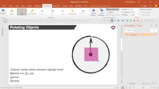 How you make objects rotate usefully in powerpoint to tell a story.
understand create clocks and seesaws using these techniques. works for
...