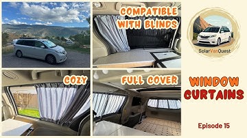 E15: Add Cozy Vibe To Your Camper Van With Custom Curtains
