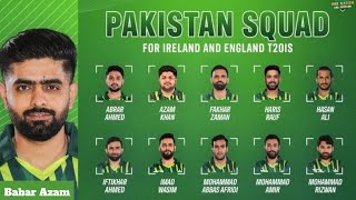 T20 World Cup Pakistan Squad 2024 || Pakistan T20 World Cup Squad 2024.