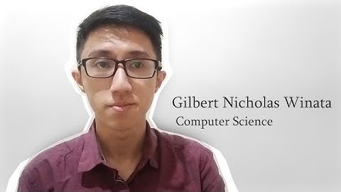 GILBERT NICHOLAS WINATA _ Be a World Class Developer  _ #AppleDeveloperAcademyBinus2020