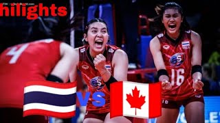 Hilights จังหวะทำแต้มสาวไทย ไทย3-0แคนาดา วอลเลย์บอลหญิงเนชั่นลีก2022 week2