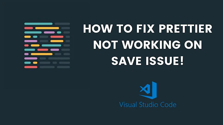 How to fix Prettier Extension not working issue in VS CODE