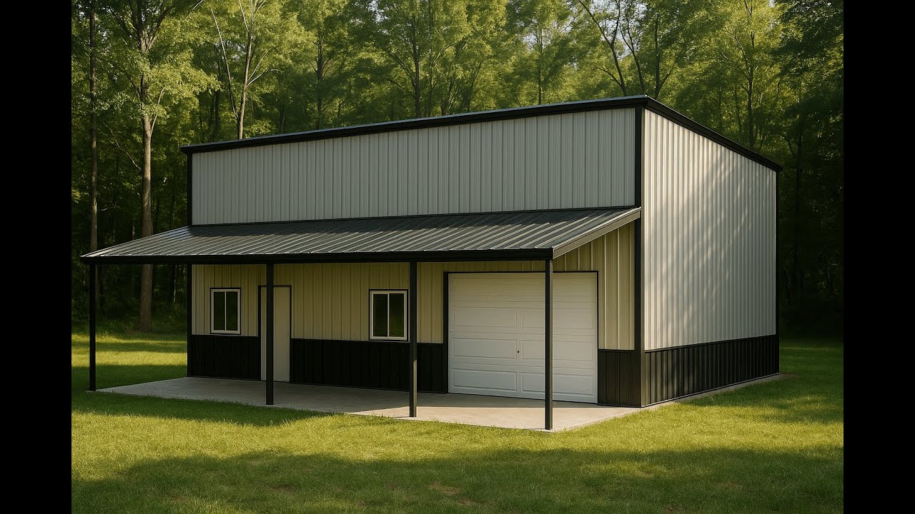 Discover Your Dream Home: Customizable 40x50 Barndominium with Garage!