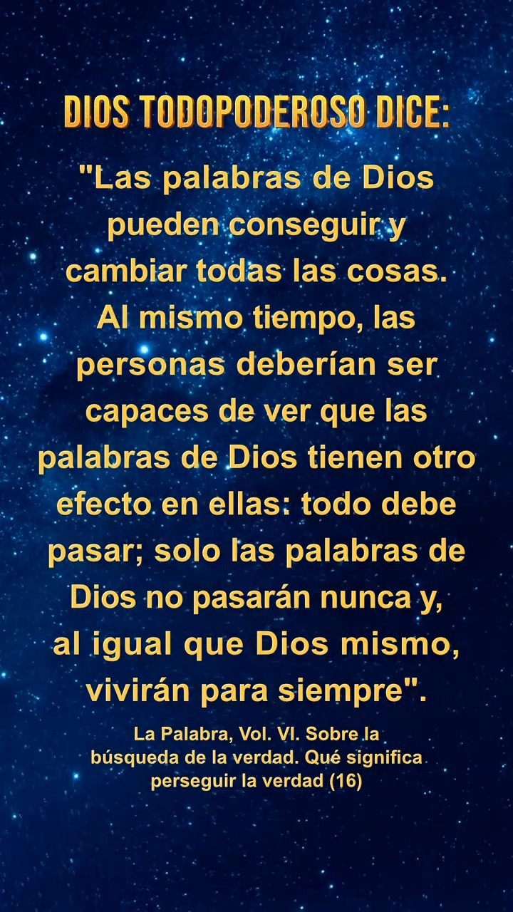 Palabras directamente de Dios