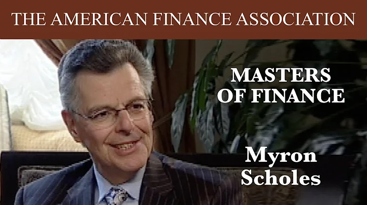 Masters of Finance: Myron Scholes