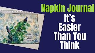 JUMP START YOUR ART JOURNAL PAGE #artjournal #napkinart #artjournalforbeginners