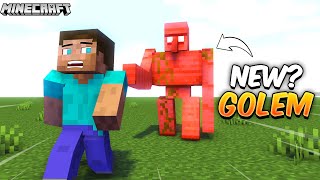 Minecraft but there are CUSTOM GOLEMS...