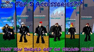 Blox Fruits Top 5 Accessories that you should get on SECOND SEA