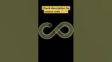 infinity symbol using python 🎉😍 || #shorts #infinity