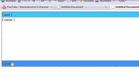 Dreamweaver CS4 Tutorial - 39 - Accordian