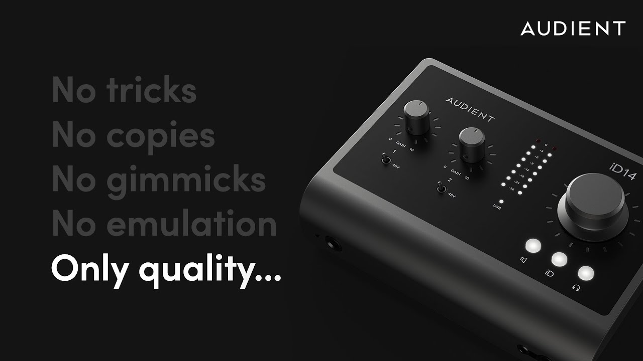 Audient iD14 MKII Desktop 10x6 USB Type-C Audio Interface
