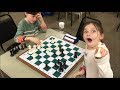 #1 6 Year Old Girl In USCF Blitz Just Took 7 Year Old Boy's Queen!!! Dada vs. Golan