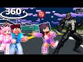 APHMAU saving Friends from VENOM in Minecraft 360°