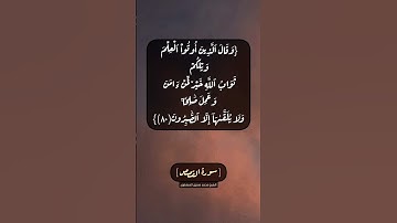 سورة القصص الآية ٨٠ و ٨١ بصوت الشيخ محمد صديق المنشاوي