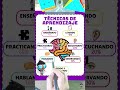 Técnicas de aprendizaje.