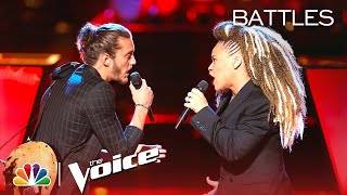 The Voice 2018 Battle - Cody Ray Raymond vs. SandyRedd: \