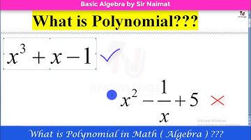 What is Polynomial and Types of Polynomials Urdu Hindi by Sir Naimat
