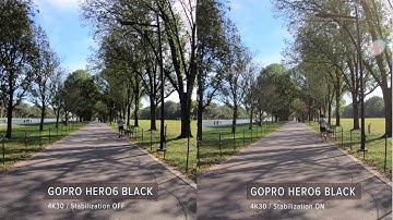 GoPro HERO6 Black Stabilization: ON vs OFF