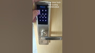 Phần 1- hướng dẫn đổi mã số chủ khoá PHGlock  Kr8161