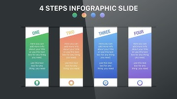 #060 Apple Keynote Tutorial:  4 Steps Infographic Slide Creative Design Principle #StayHome #WithMe