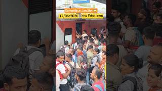 🚆 Samastipur Junction पर छात्रों की भारी भीड़ 😱 #exam #madhyapradesh #trending #bihar #students