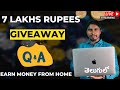 How to earn money online without investment telugu| 7Lakhs Worth Course Giveaway| Q&amp;A #okaysai