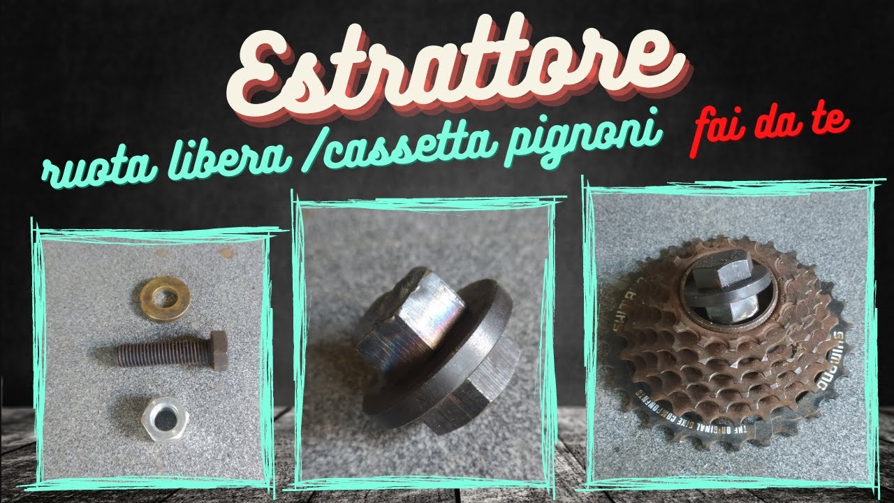 Costruzione estrattore fai da te per smontaggio ruota libera/cassetta  pignoni 