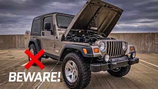 The 5 MAJOR Flaws in the 19972006 Jeep Wrangler TJ’s!