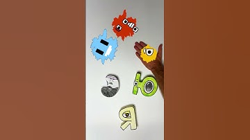 SPLASH 🎨 TRANSFORMATION RALR PAPER Alphabet Lore Tverdyi Znak - YA #shorts #alphabetlore