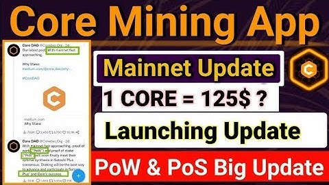 core mining new update | satoshi Core new update | core mining new update today |  @subhukitech