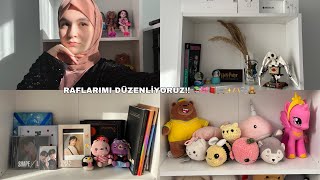 BİRLİKTE KOLEKSİYON RAFLARINI TEMİZLEYİP YERLEŞTİRİYORUZ!!!⚡ #dailyvlog