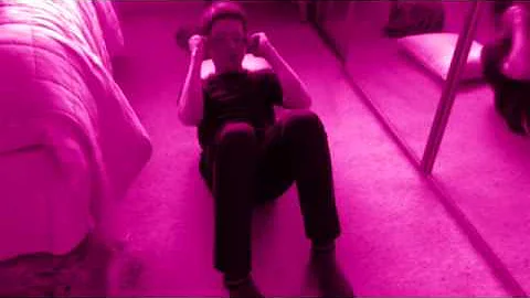 Max Bartholomew attempting exercise