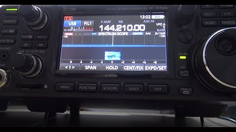 iCom IC 9700 2M-SSB test with Amplifier Engaged