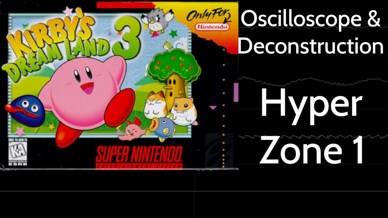 Hyper Zone 1 [Kirby's Dream Land 3] Oscilloscope + Deconstruction YouTube