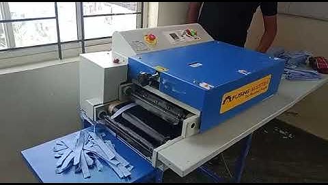 Sleeve Placket Fusing by Using Folders I Model - SA-300